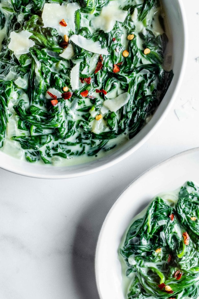 creamed spinach 4